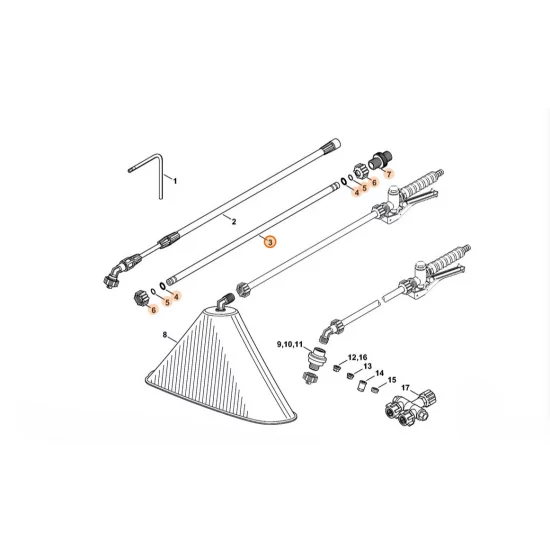STIHL  Rura przedłużeniowa 4247 500 0300